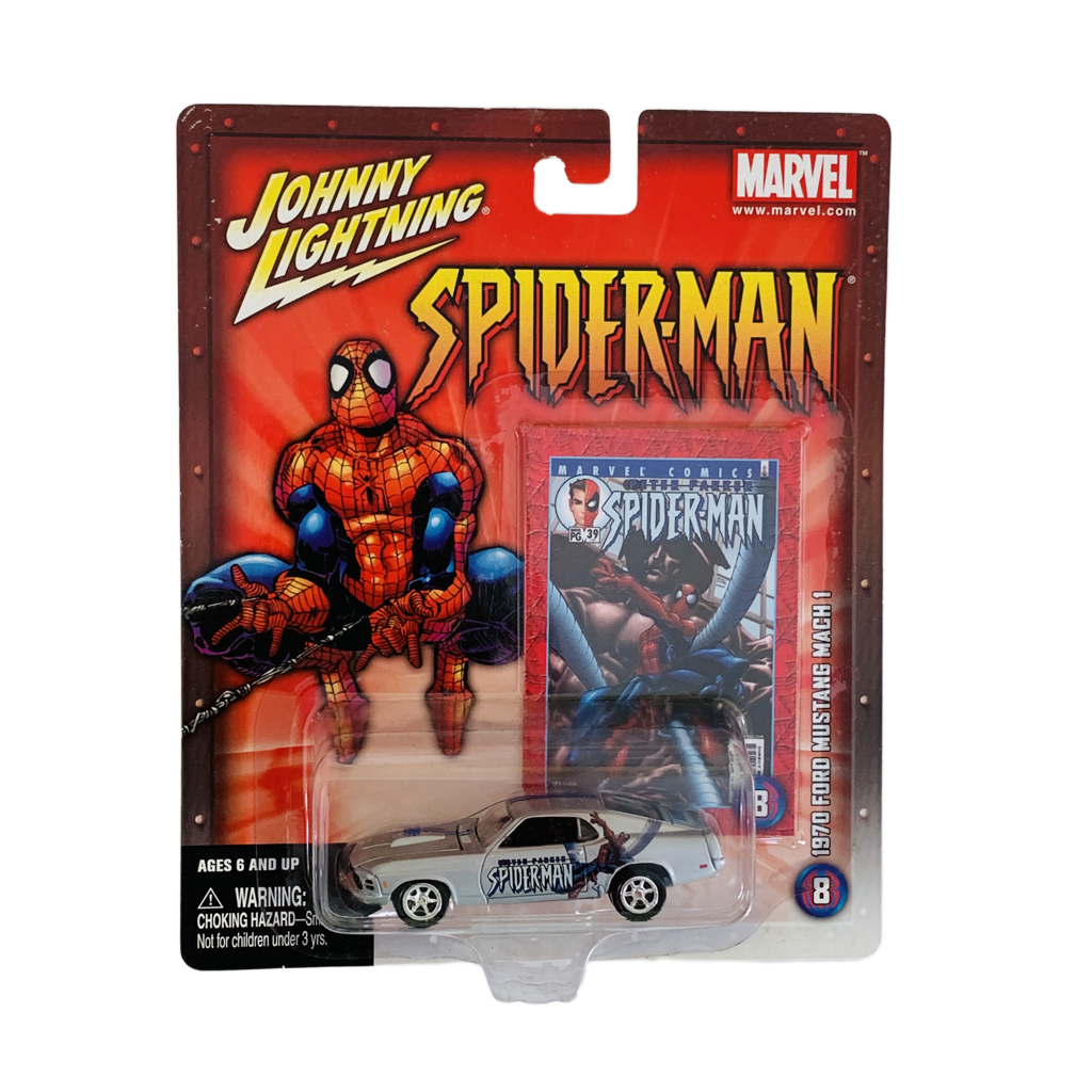 Johnny Lightning Spider-Man 1970 Ford Mustang Mach 1