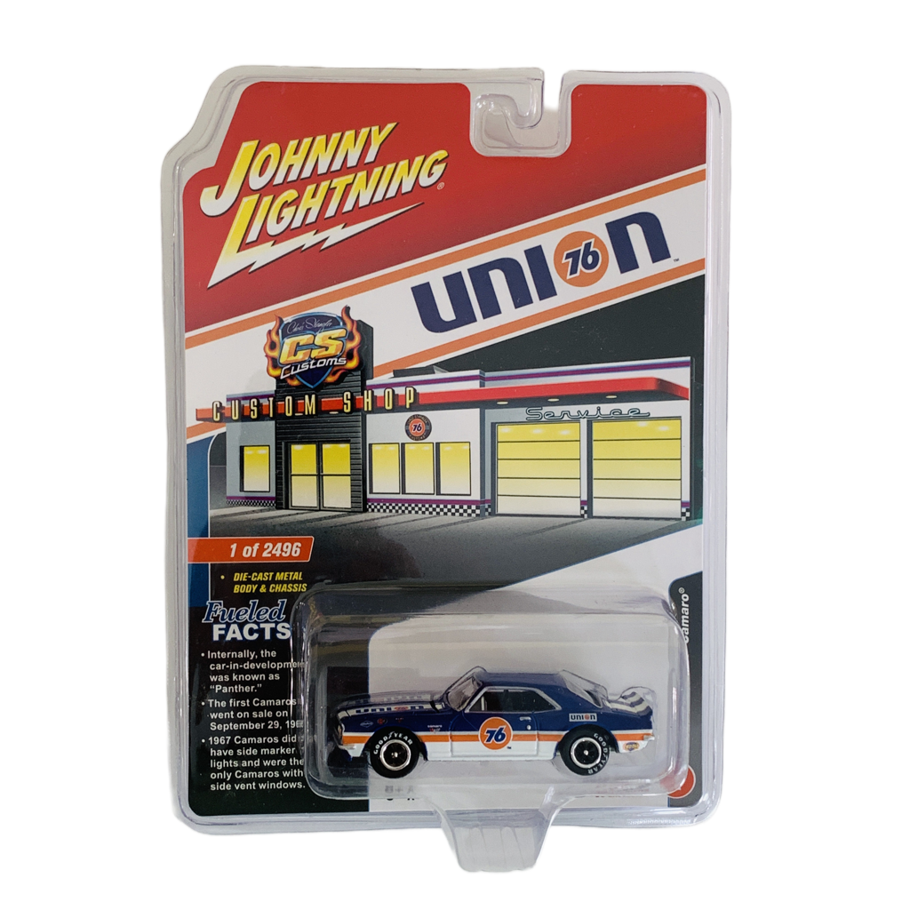 Johnny Lightning CS Customs Union 76 1967 Chevrolet Camaro