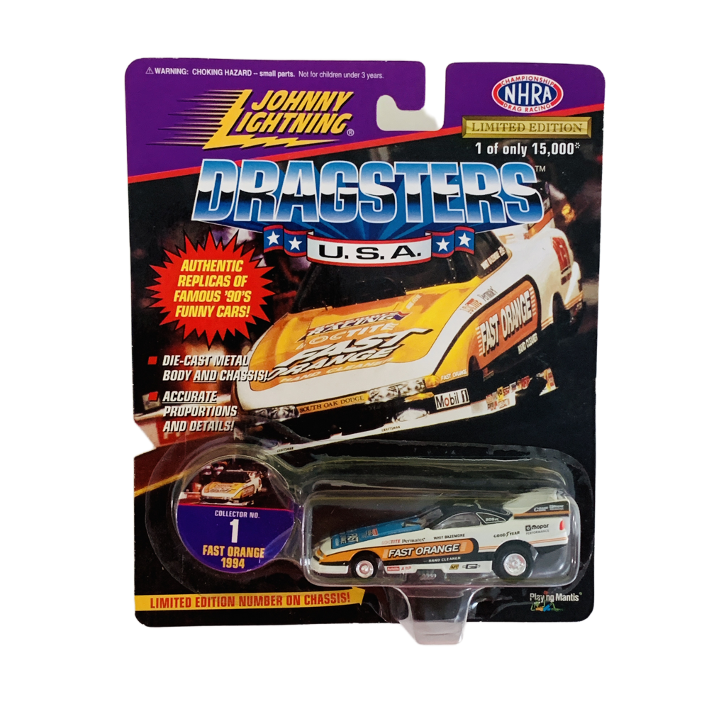 Johnny Lightning Dragsters USA Fast Orange 1964