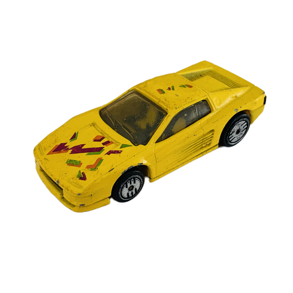 Hot Wheels Ferrari Testarossa - Jumpster Set Car Played With Condition