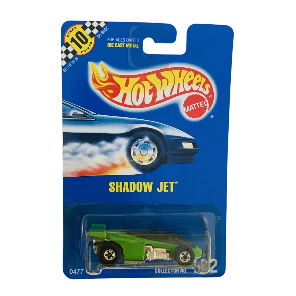 Hot Wheels #182 Shadow Jet - Yellowed Blister