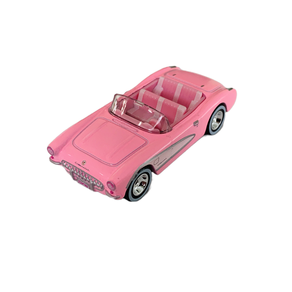 Hot Wheels Barbie The Movie Set Barbie Pink 1956 Corvette