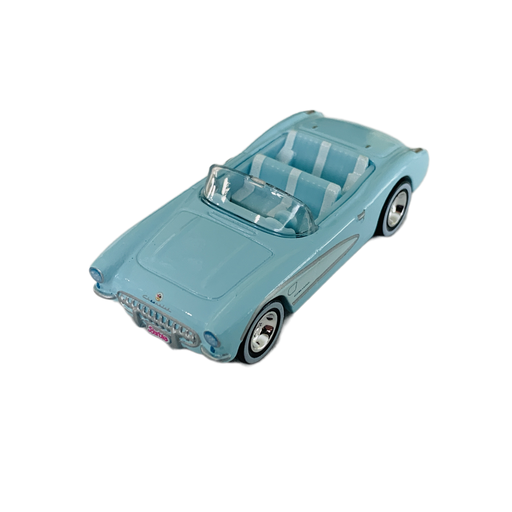 Hot Wheels Barbie The Movie Set Baby Blue 1956 Corvette