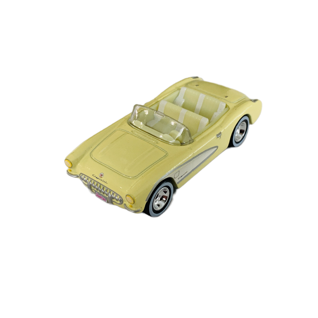 Hot Wheels Barbie The Movie Set Pale Yellow 1956 Corvette