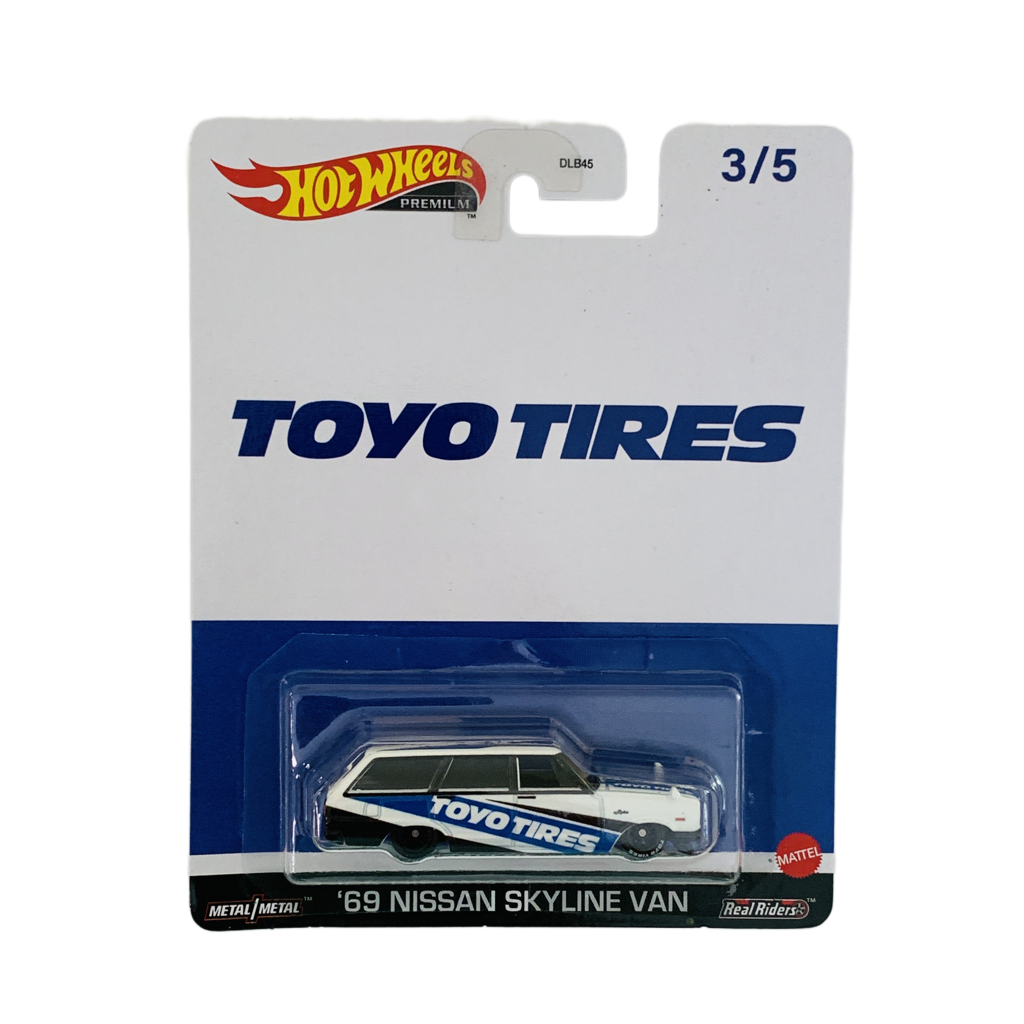 Hot Wheels Premium Toyo Tires '69 Nissan Skyline Van