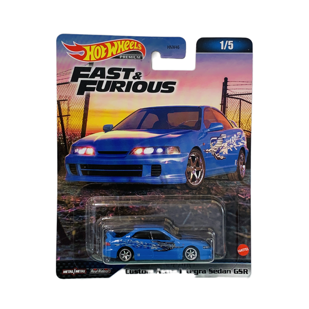 Hot Wheels Premium Fast & Furious Custom Acura Integra Sedan GSR