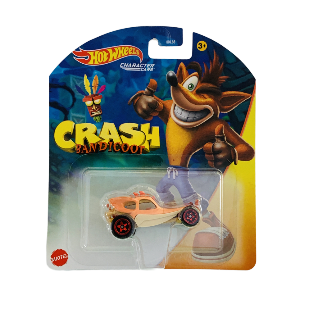 Hot Wheels Character Cars Crash Bandicoot