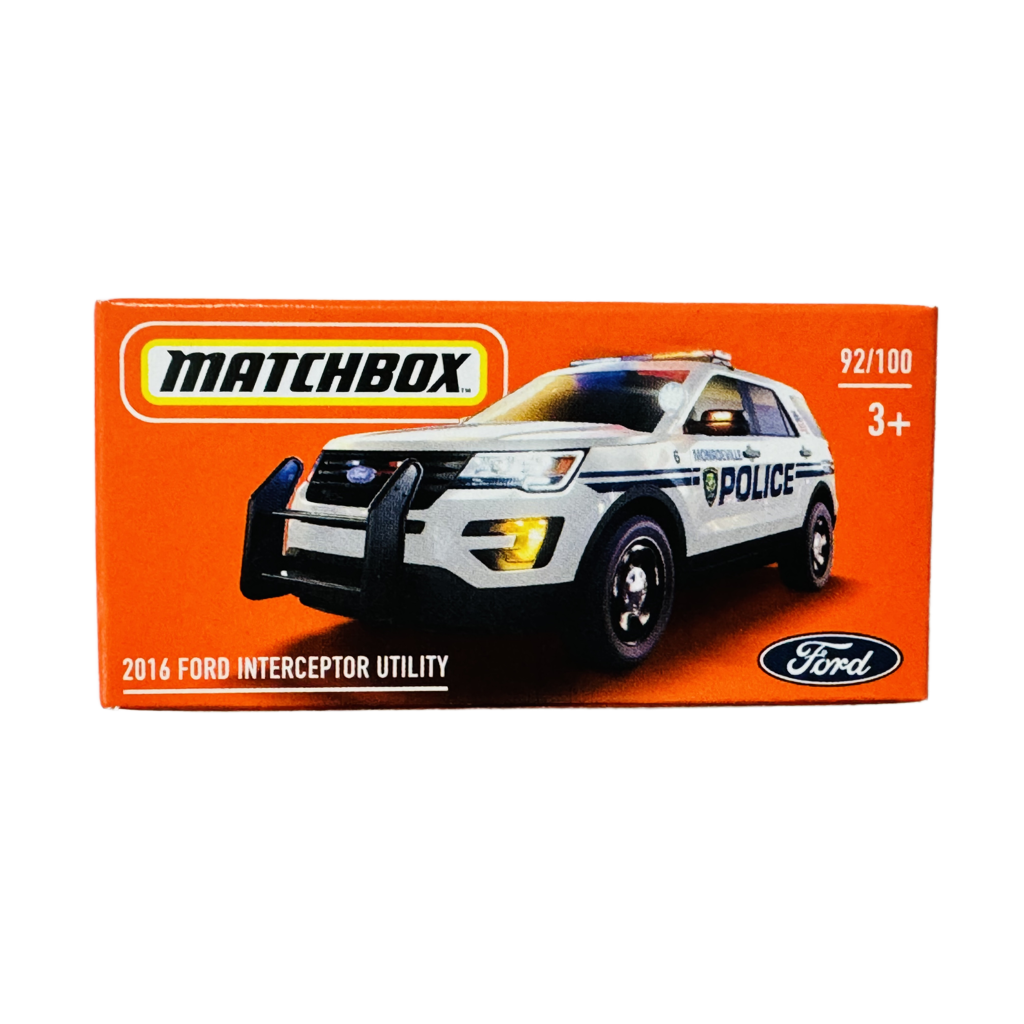 Matchbox Power Grabs #92 2016 Ford Interceptor Utility