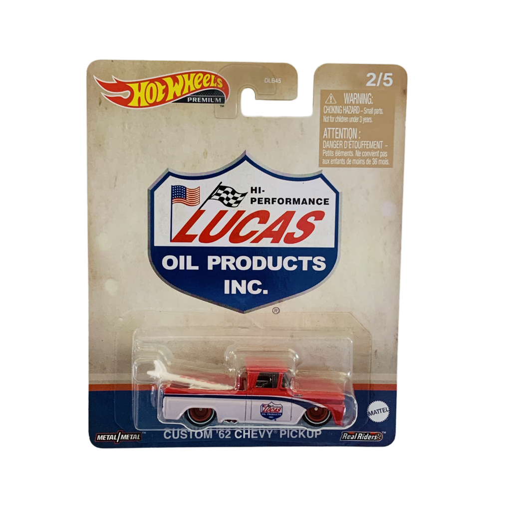 Hot Wheels Premium Pop Culture Lucas Oil Custom '62 Chevy Pickup