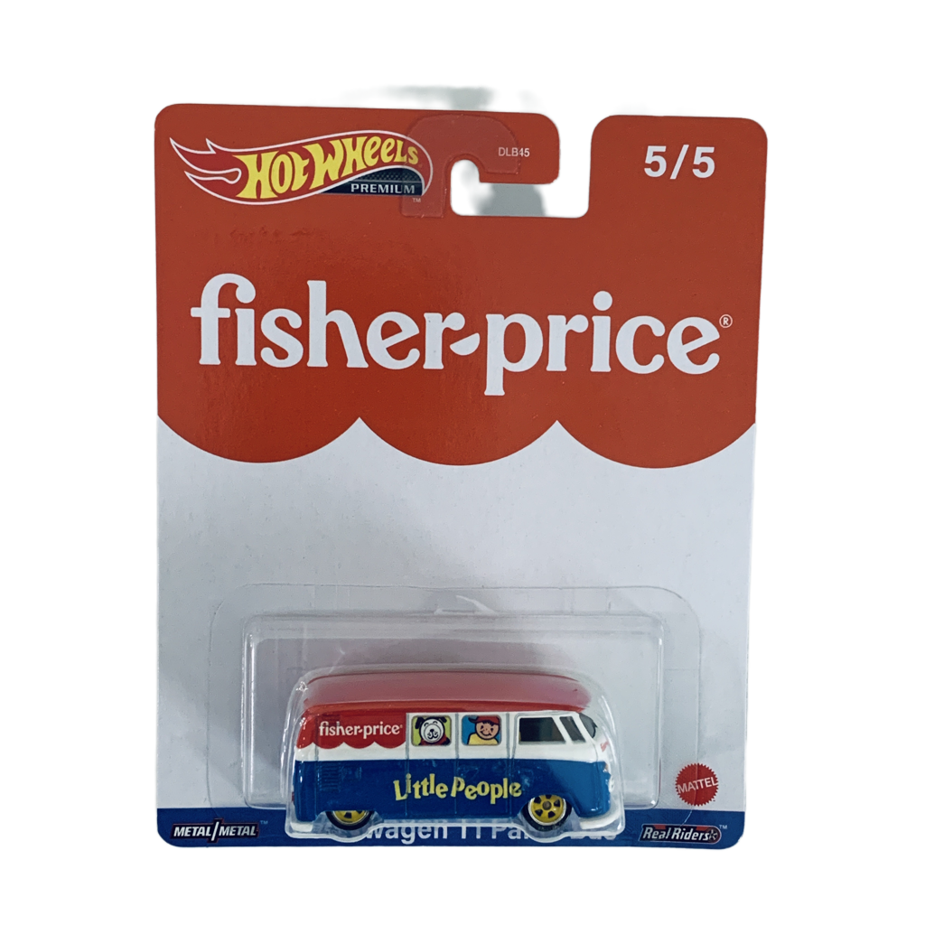 Hot Wheels Premium Fisher-Price Little People Volkswagen T1 Panel Bus