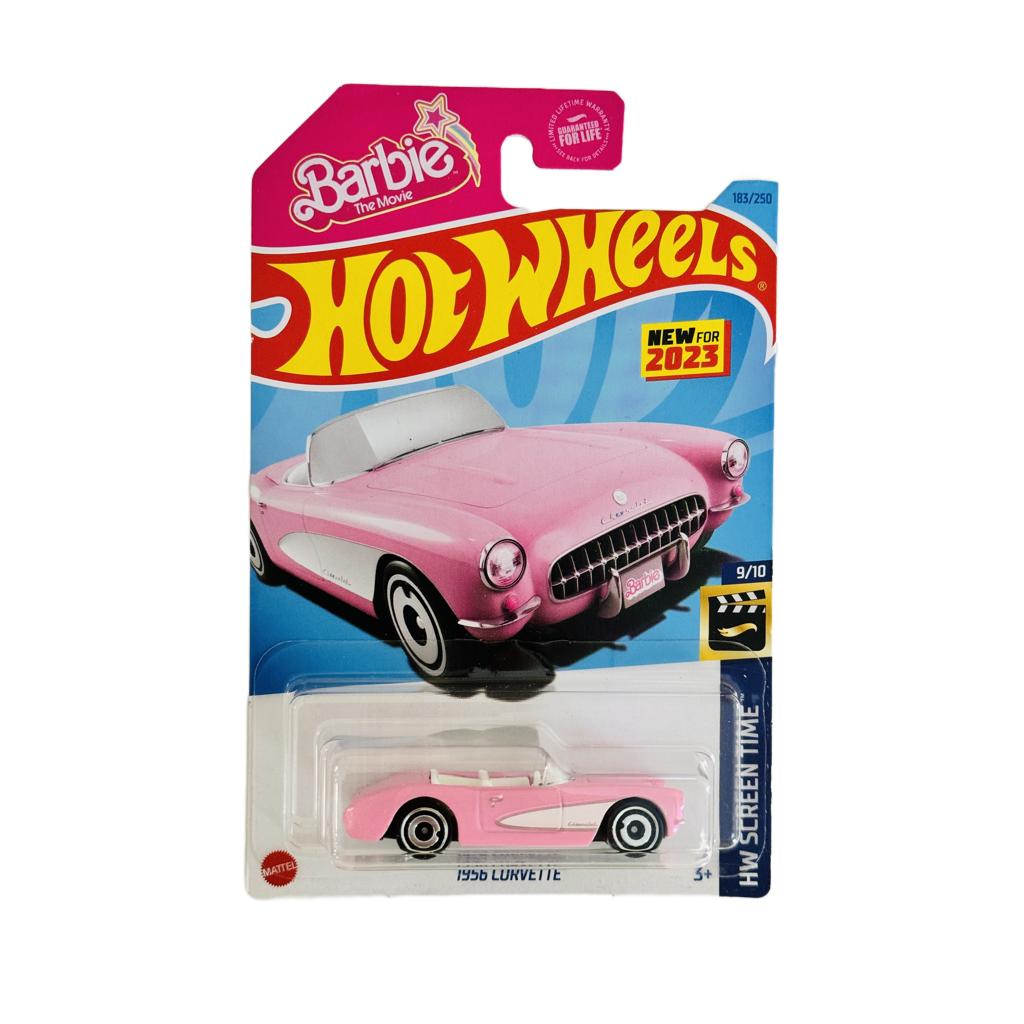 Hot Wheels #183 Barbie The Movie 1956 Corvette