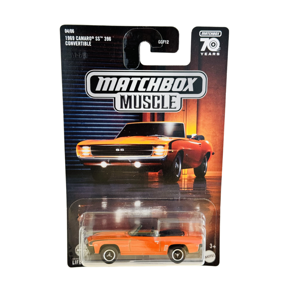 Matchbox Muscle 1969 Camaro SS 396 Convertible