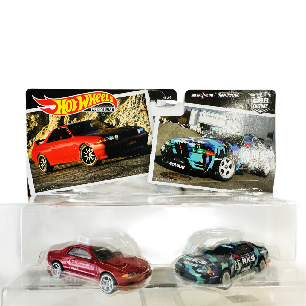 Hot Wheels Premium 2pk Nissan Skyline GT-R (BNR32) and Nissan Skyine GT-R (BNR32)