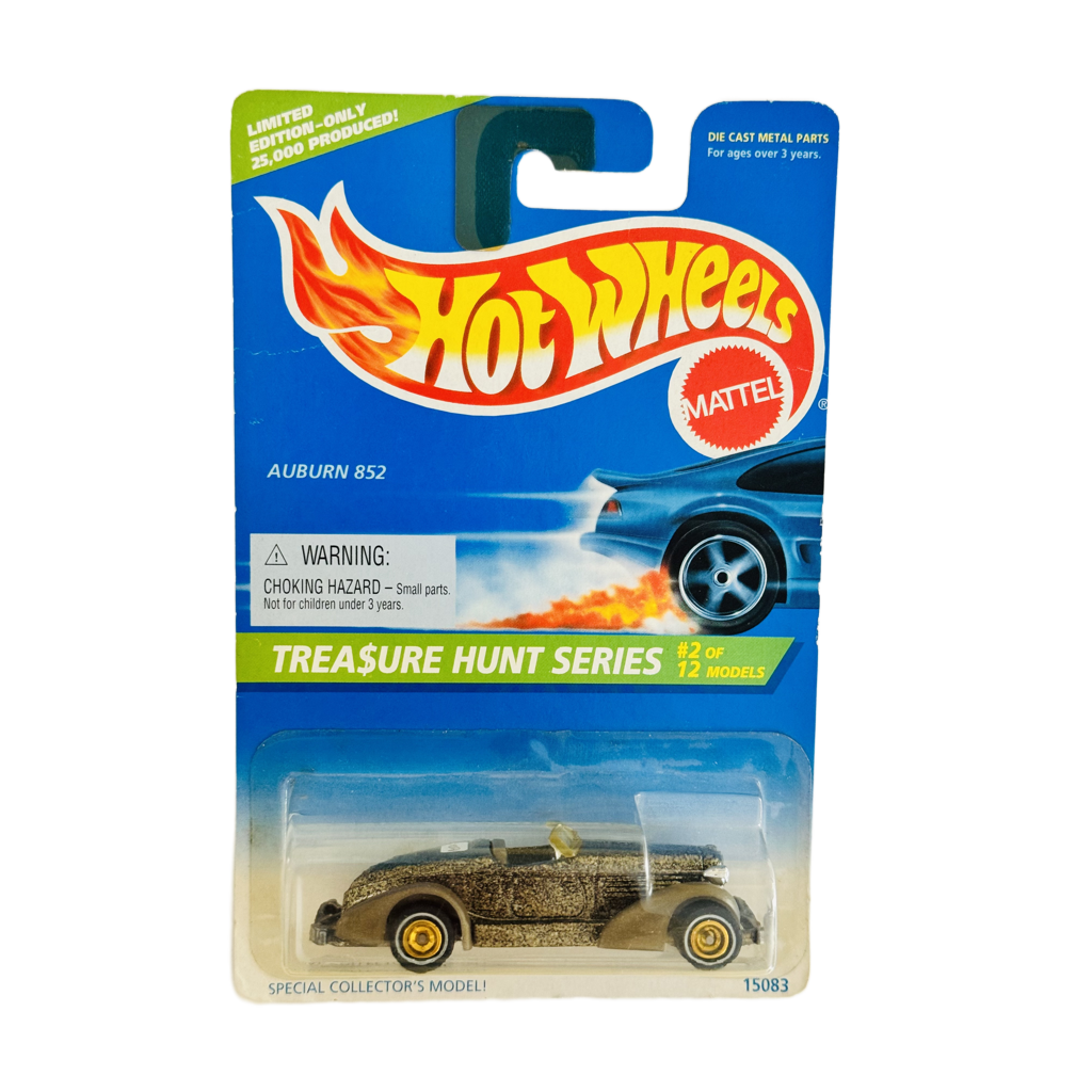 Hot Wheels #437 Auburn 852 Treasure Hunt - Cracked Blister