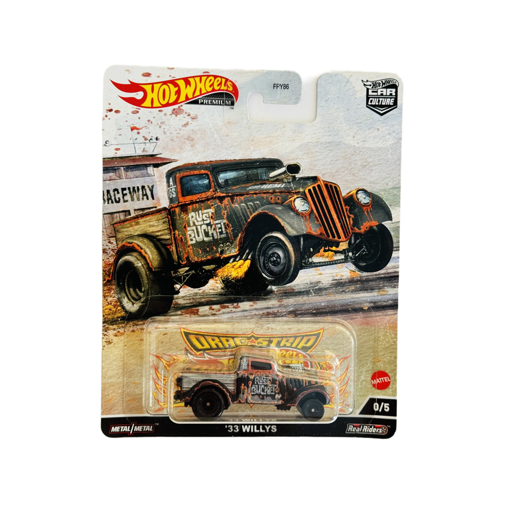 Hot Wheels Premium Drag Strip Demons '33 Willys Chase