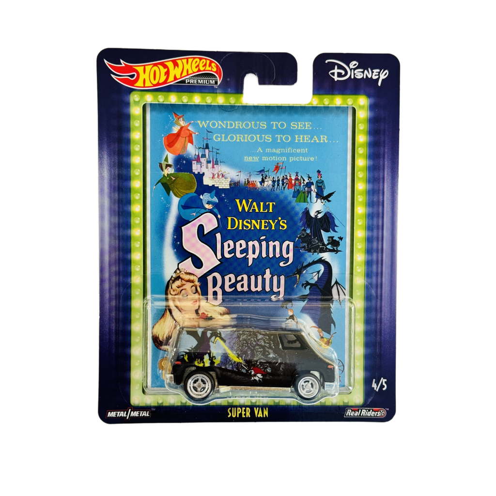 Hot Wheels Premium Disney Sleepinig Beauty Super Van