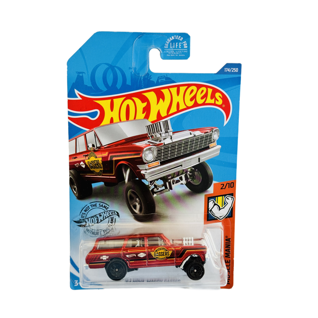 Hot Wheels #174 '64 Nova Wagon Gasser - Red