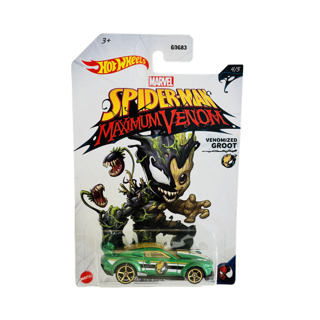 Hot Wheels Marvel Spider-Man Maximum Venom Custom '15 Ford Mustang