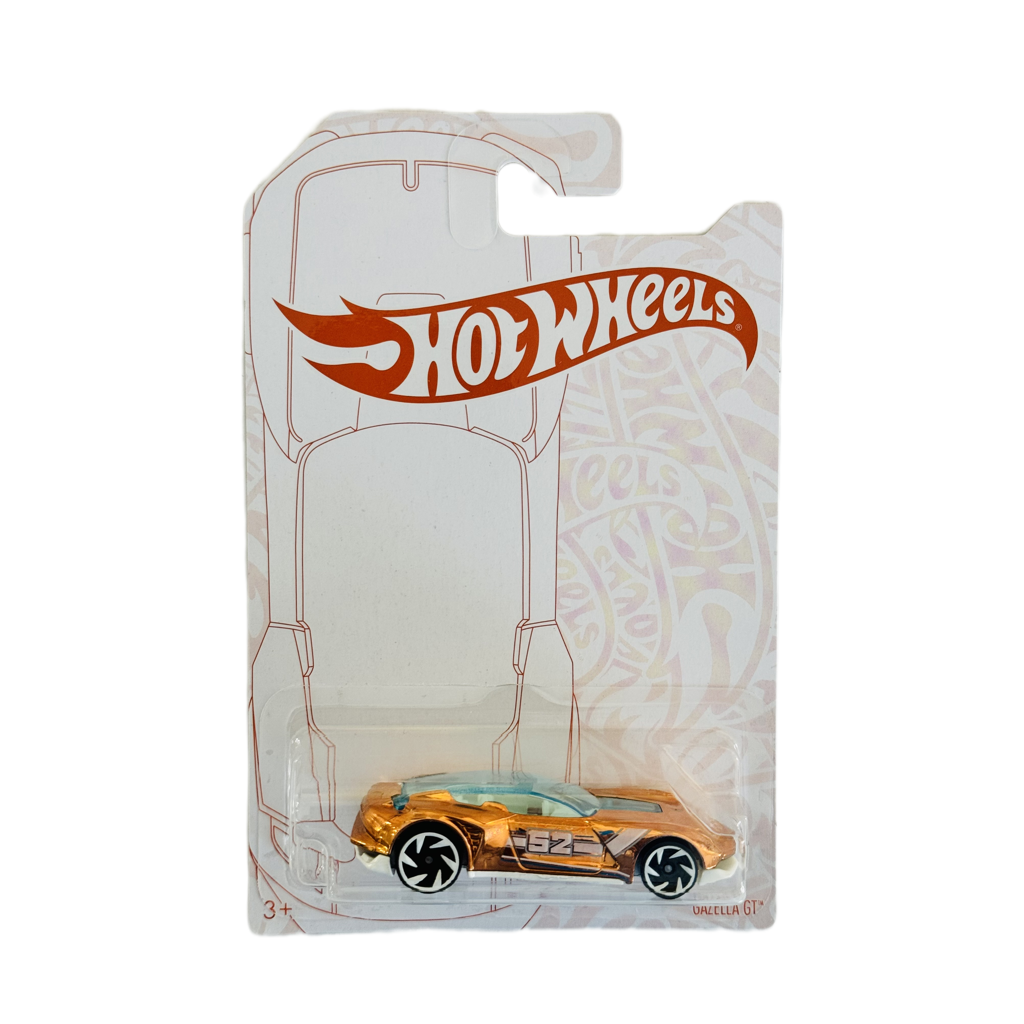 Hot Wheels 52nd Anniversary Pearl & Chrome Gazella GT Chase