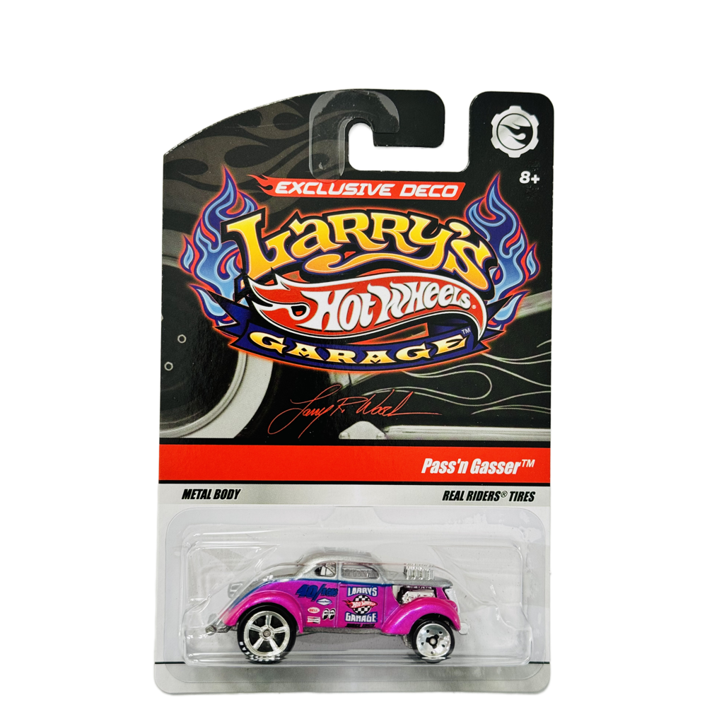 Hot Wheels Exclusive Larry's Garage Pass 'n Gasser Signed Chase