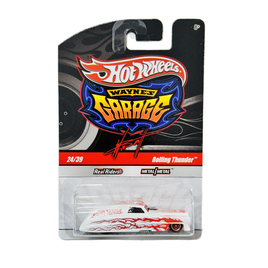 Hot Wheels Exclusive Wayne's Garage Rolling Thunder Signed Chase