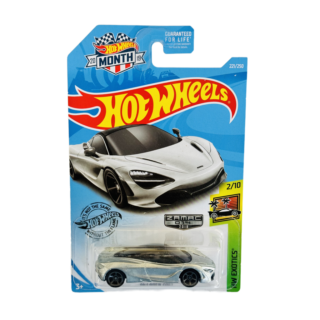 Hot Wheels #221 McLaren 720S ZAMAC