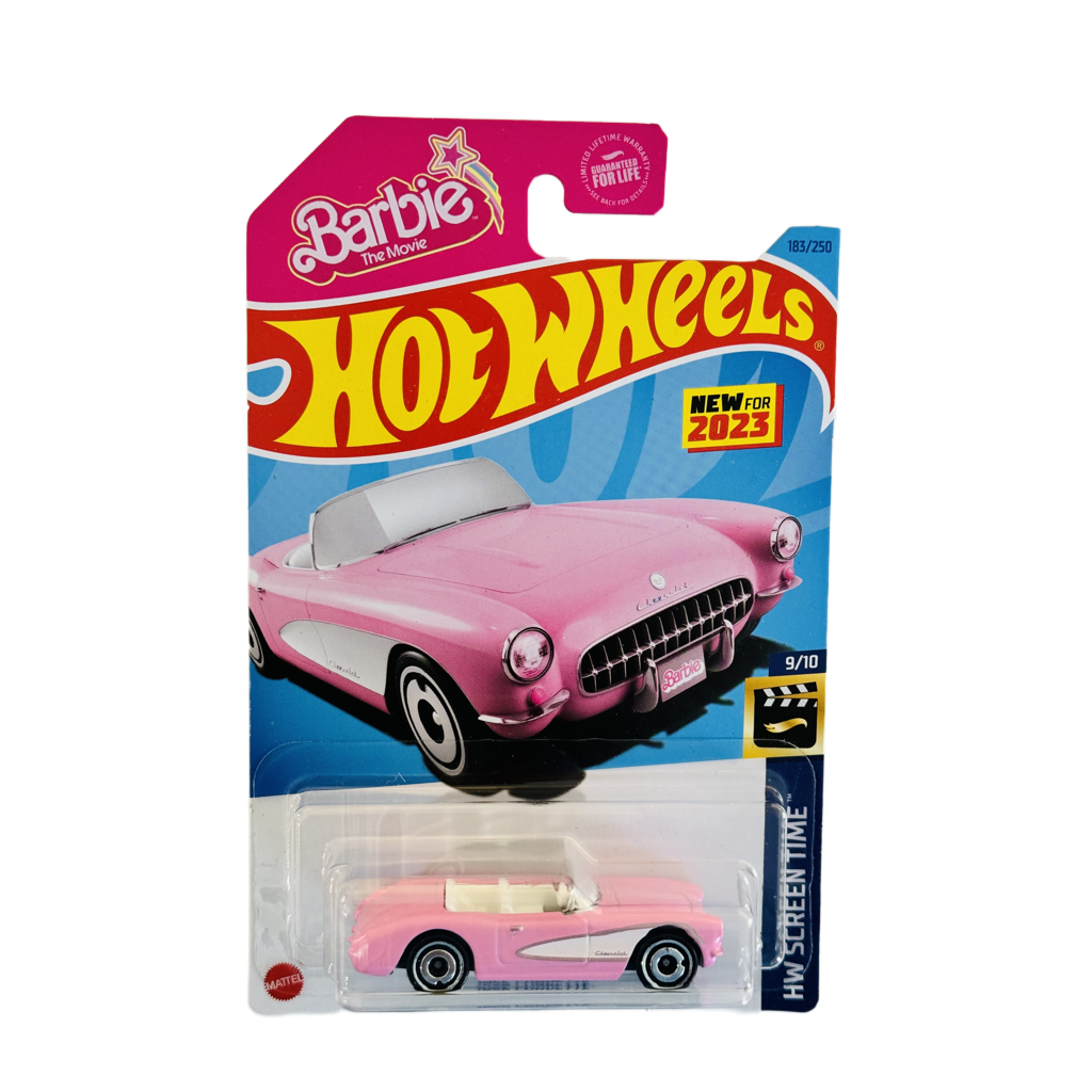 Hot Wheels #183 Barbie The Movie 1956 Corvette