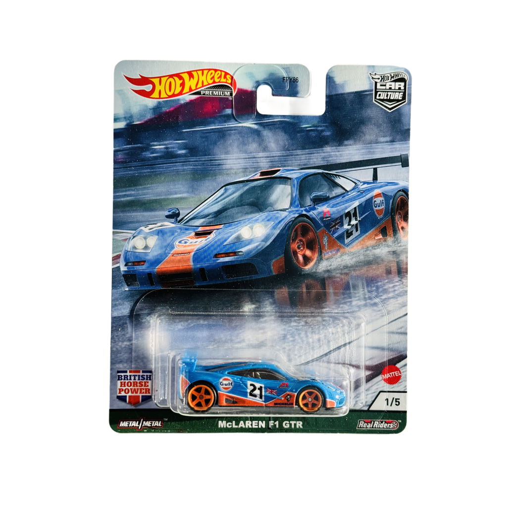 Hot Wheels Premium British Horse Power McLaren F1 GTR