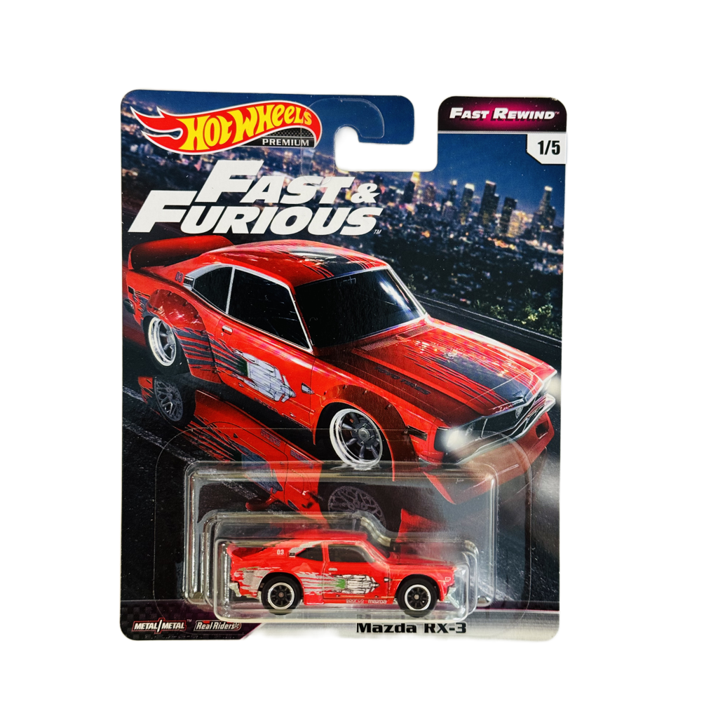 Hot Wheels Premium Fast & Furious Fast Rewind Mazda RX-3