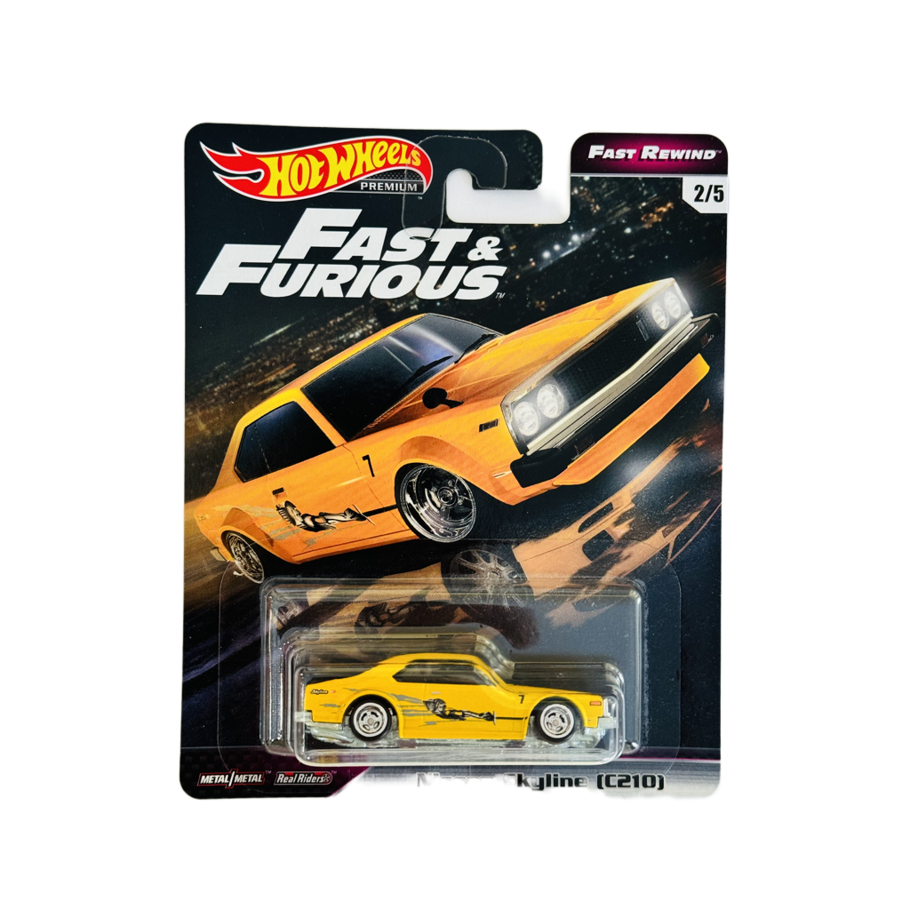 Hot Wheels Premium Fast & Furious Fast Rewind Nissan Skyline (C210)