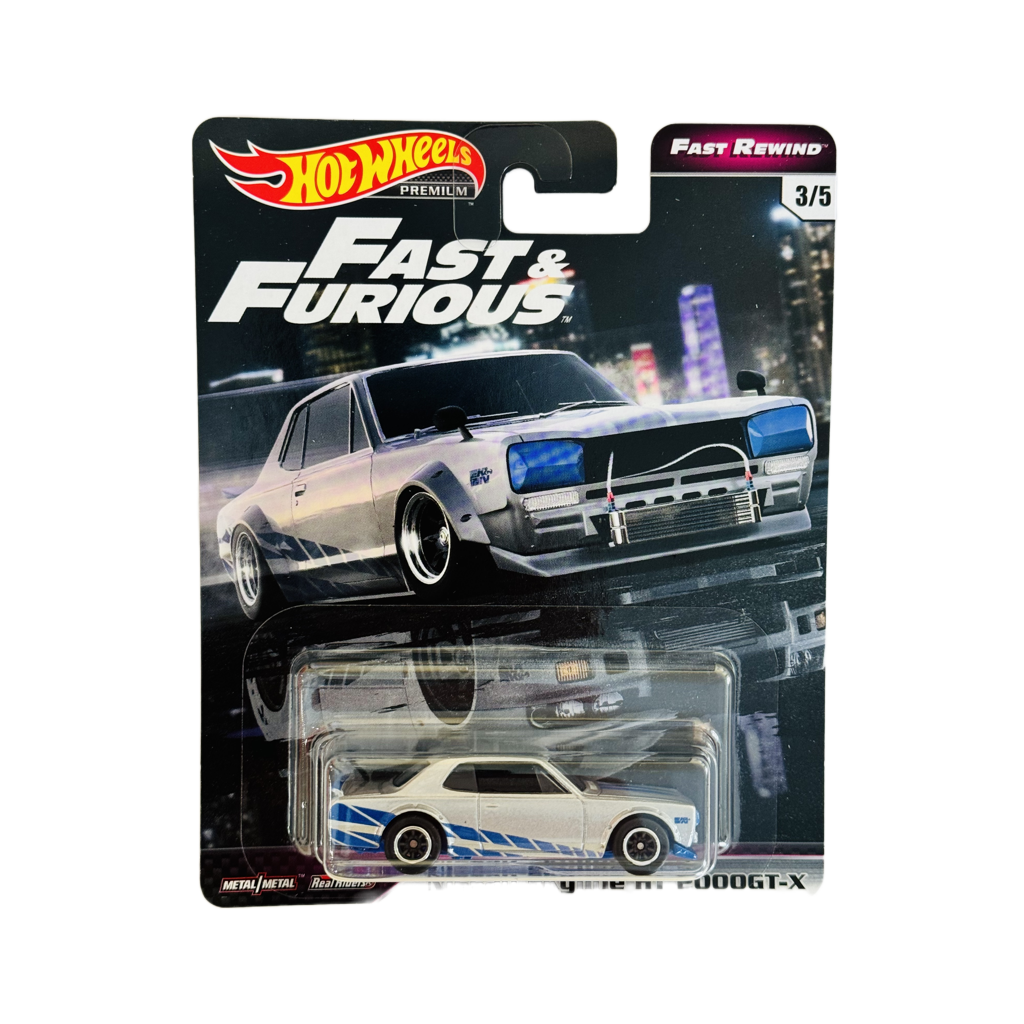 Hot Wheels Premium Fast & Furious Fast Rewind Nissan Skyline HT 2000GT-X