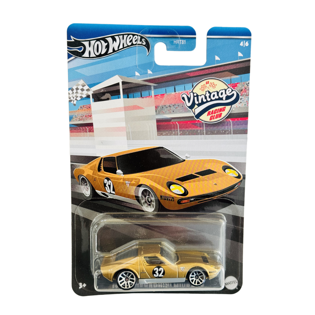 Hot Wheels Vintage Racing Club 1971 Lamborghini Miura SV