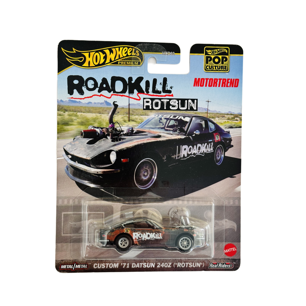 Hot Wheels Premium Motortrend Roadkill Rotsun Custom '71 Datsun 240Z