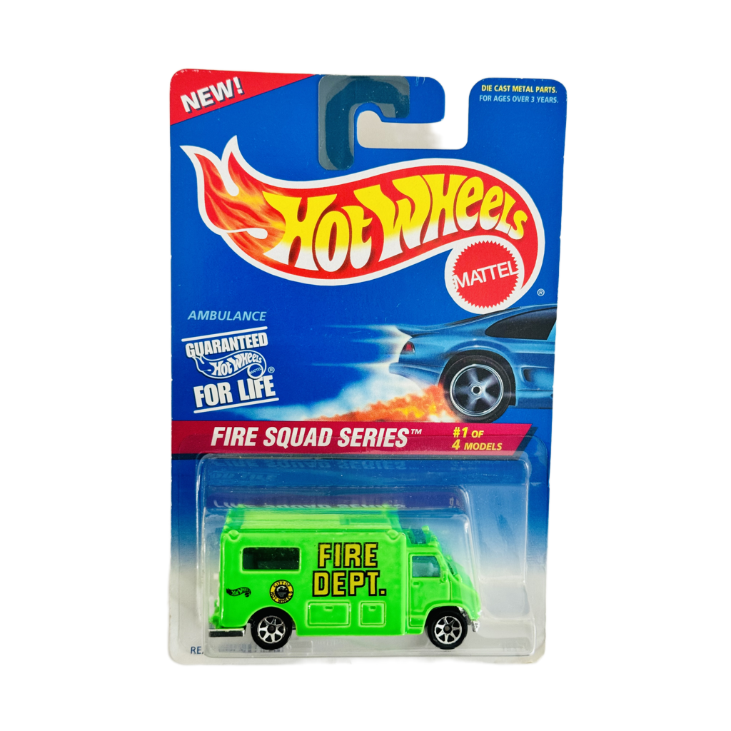 Hot Wheels #424 Fire Squad Series Ambulance