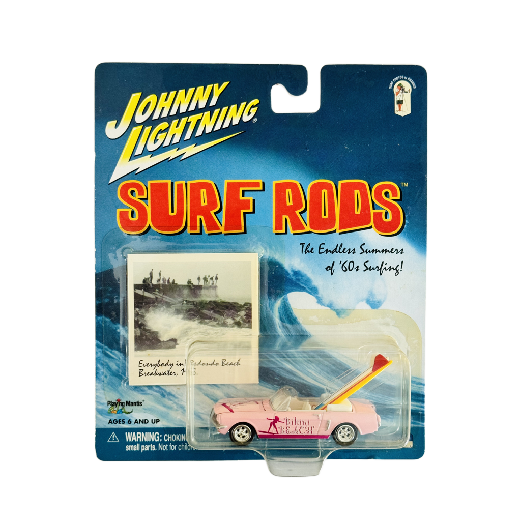 Johnny Lightning Surf Rods Bikini Beach - Yellowed Blister