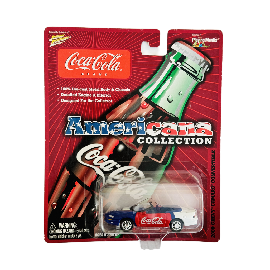 Johnny Lightning Americana Collection Coca-Cola 2000 Chevy Camaro Convertible