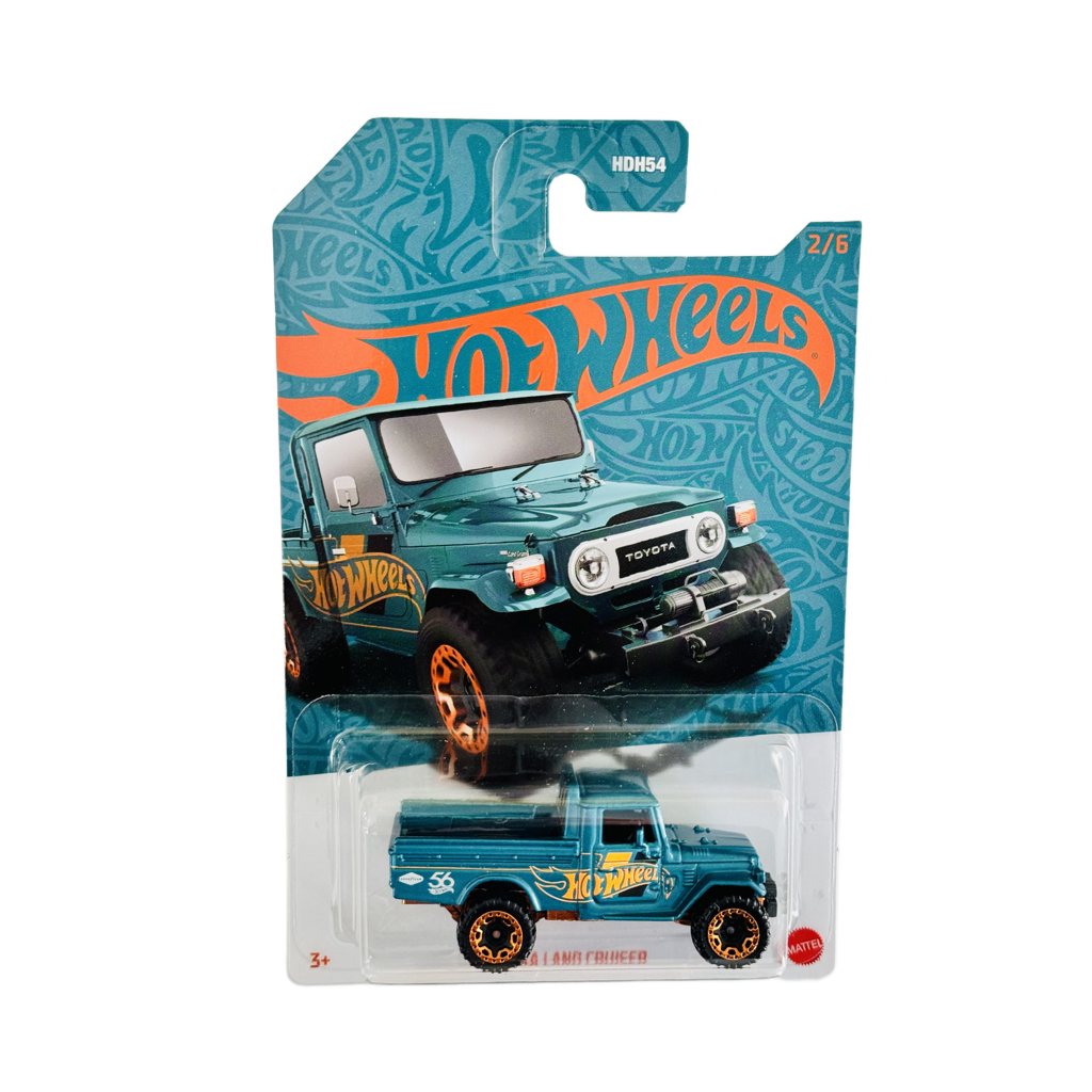 Hot Wheels 56th Anniversary Pearl & Chrome Toyota Land Cruiser