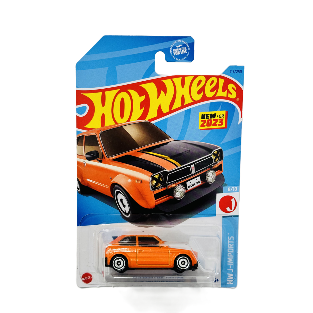 Hot Wheels #117 '73 Honda Civic Custom - Orange