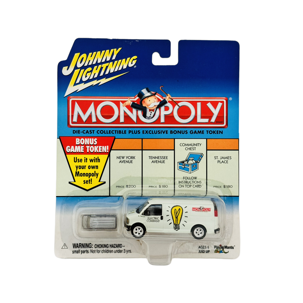 Johnny Lightning Monopoly Electric Company Utility Van