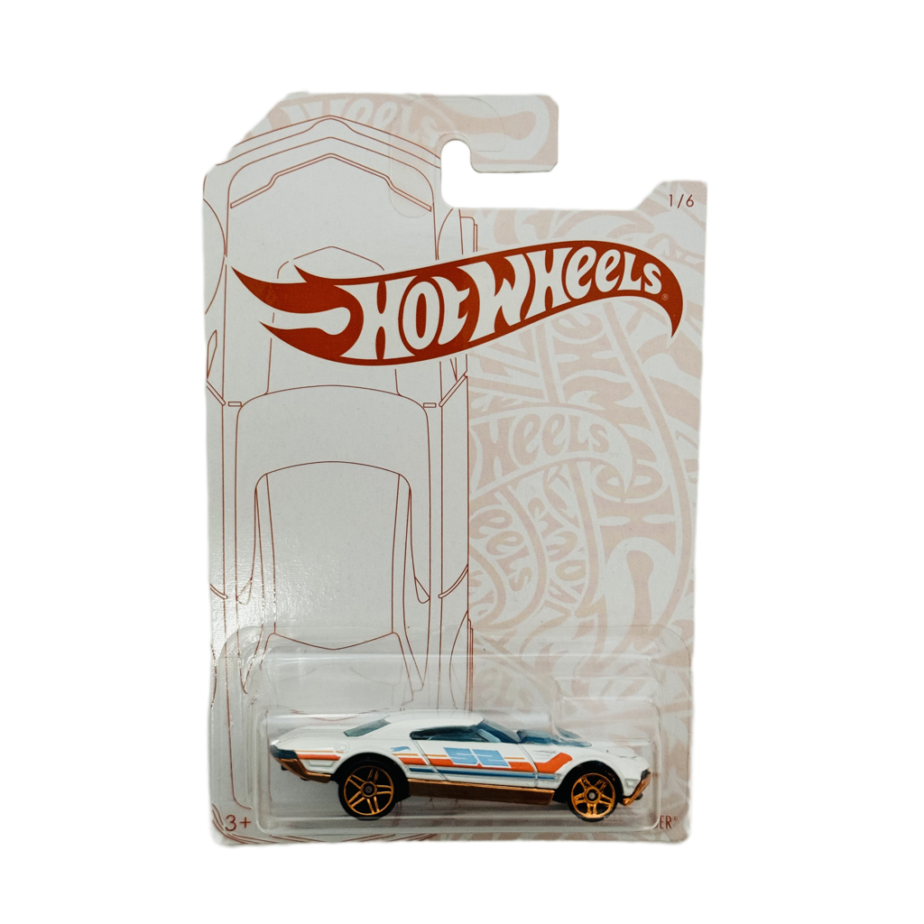 Hot Wheels 52nd Anniversary Pearl & Chrome Muscle Speeder