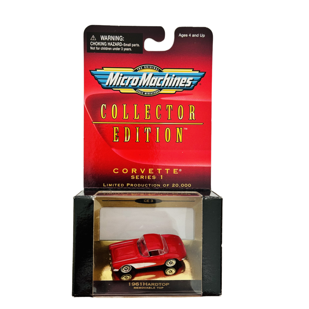 Micro Machines Corvette Series 1 1961 Hardtop - Red