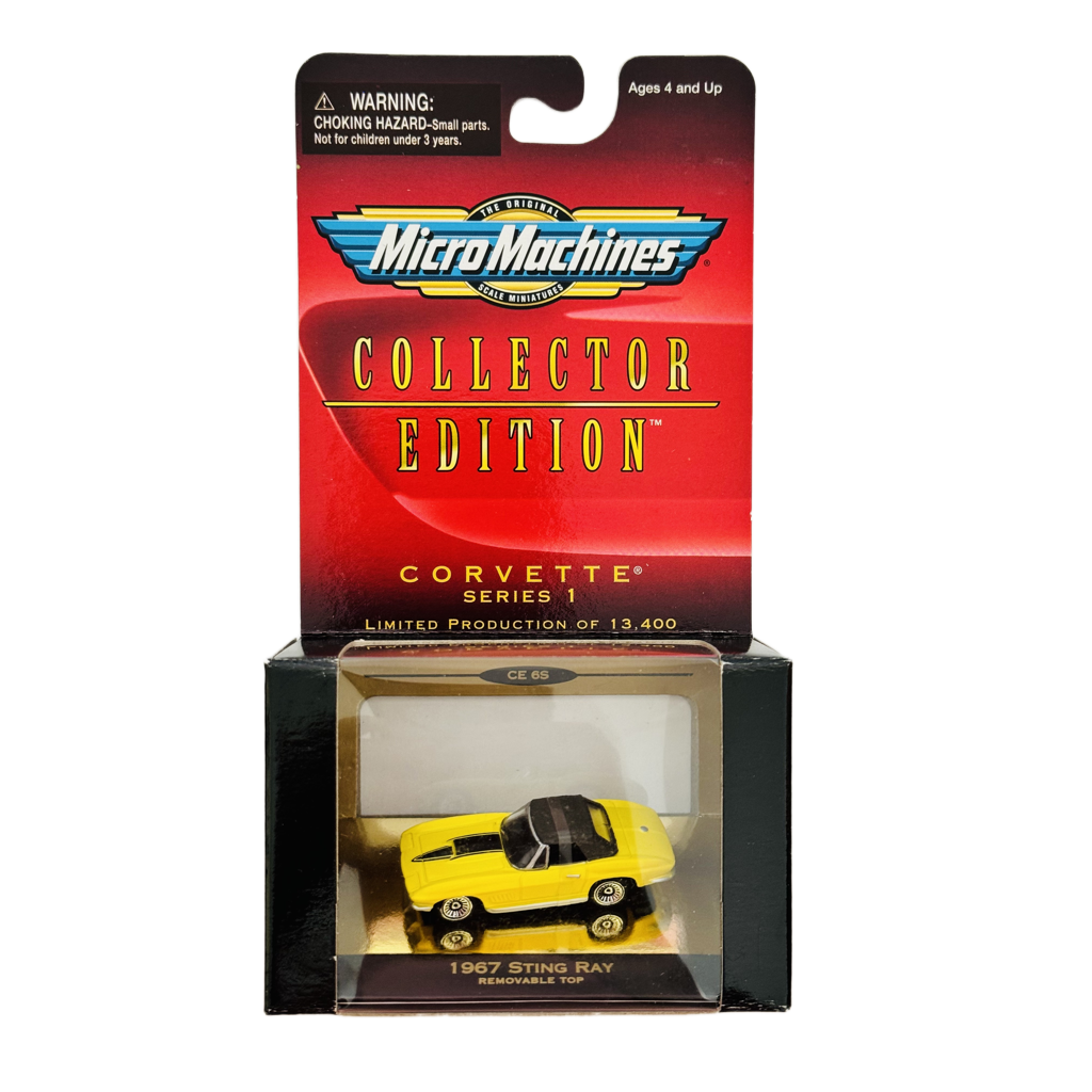 Micro Machines Corvette Series 1 1967 Stingray - Yellow