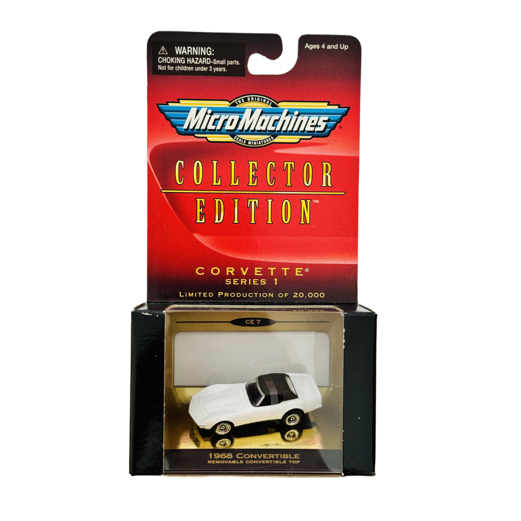 Micro Machines Corvette Series 1 1968 Convertible - White