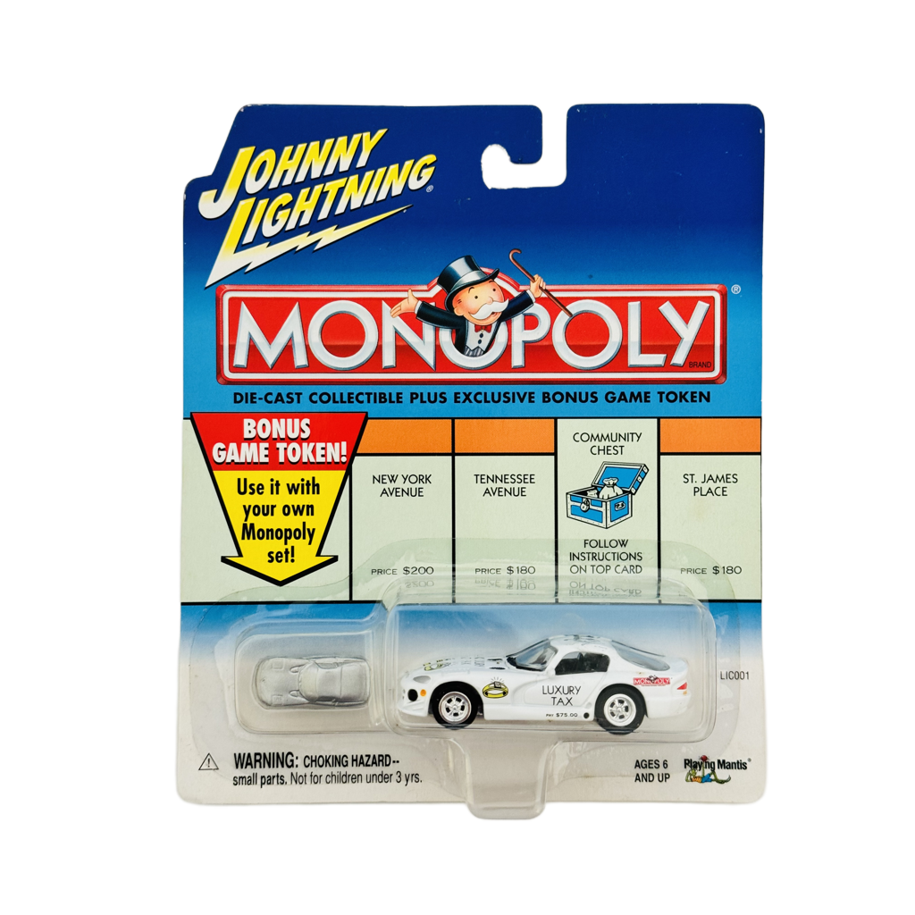 Johnny Lightning Monopoly Luxury Tax Dodge Viper