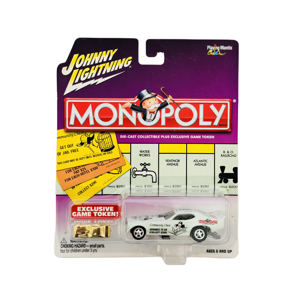 Johnny Lightning Monopoly Advance To Go '71 Satellite Funny Car