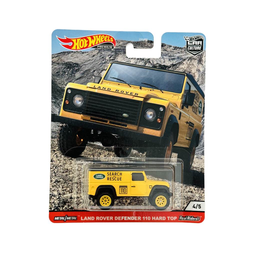 Hot Wheels Premium Wild Terrain Land Rover Defender 110 Hard Top