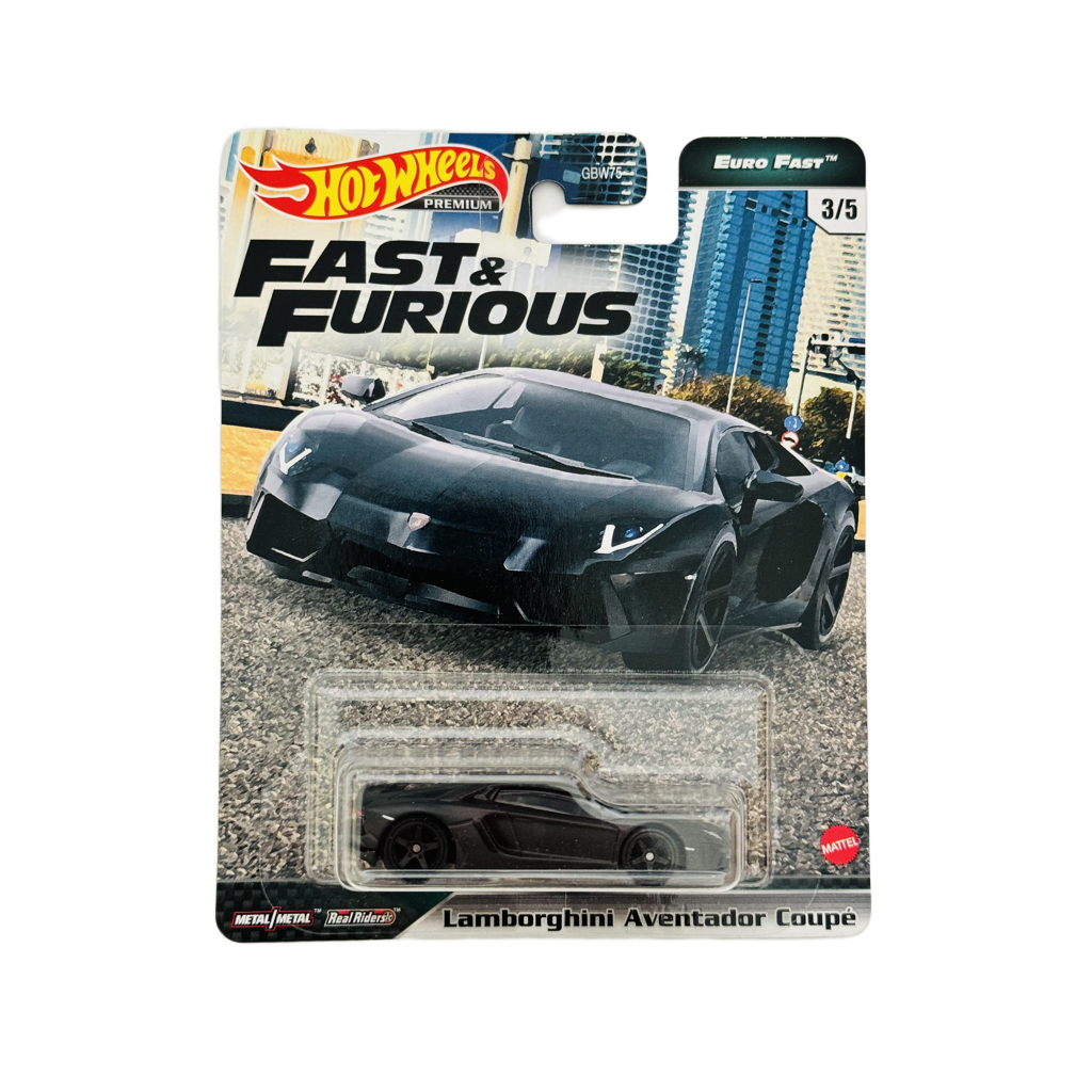 Hot Wheels Premium Fast & Furious Euro Fast Lamborghini Aventador Coupe