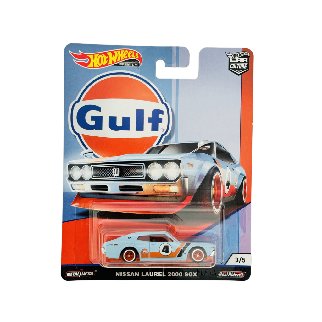 Hot Wheels Premium Gulf Nissan Laurel 2000 SGX