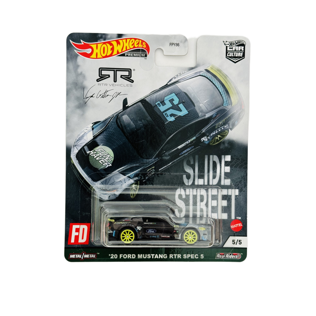 Hot Wheels Premium Slide Street '20 Ford Mustang RTR Spec-5