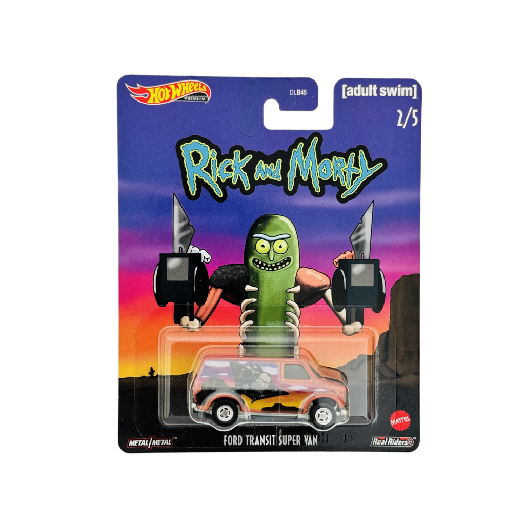 Hot Wheels Premium Rick And Morty Ford Transit Super Van